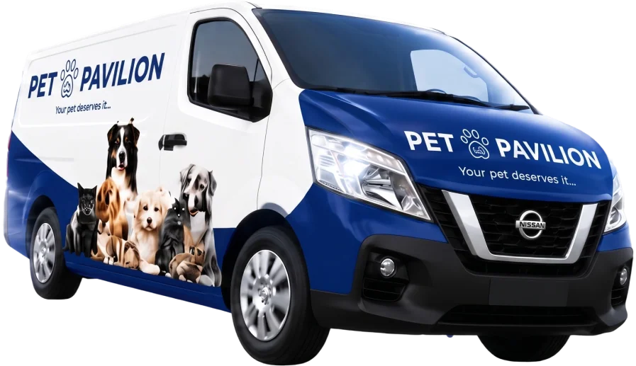 Pet Pavilion pet taxi van
